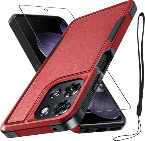 Vista 38 de Funda compatible con Moto G 5G 2024, cuerpo completo, resistente, resistente, a prueba de golpes, con correa de cordón, protector de pantalla