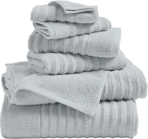 Vista 40 de Great Bay Home Juego de 6 toallas de mano – Toallas 100% algodón – Toallas absorbentes y de secado rápido para el baño (Duna)