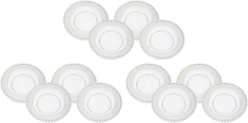 Vista 2 de Godinger Chesterfield - Platos de postre de cristal, juego de 4