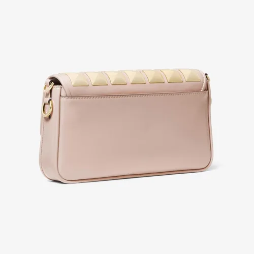 Vista 4 de Michael Kors Bradshaw - Bolso bandolera con tachuelas color rosa suave, Rosa suave