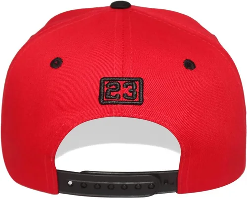Vista 4 de 4350 DISTRICT Gorra ajustable de algodón Snapback para hombre (N21BUL17 REDBLK), Bull Legend_red Negro