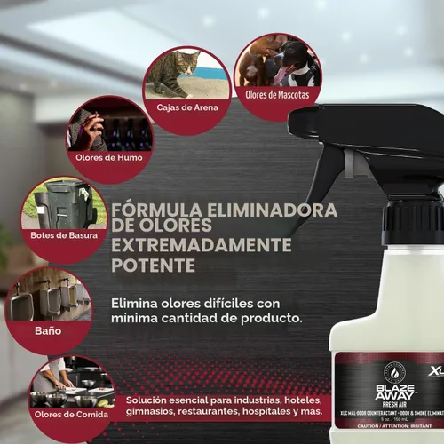 Vista 2 de Blaze Away Aerosol eliminador de olores Fresh Air
