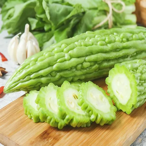 Vista 2 de 30 semillas de melón amargo para plantar, semillas anuales de Momordica, semillas de melón amargo sin OMG para el hogar, jardín al aire libre