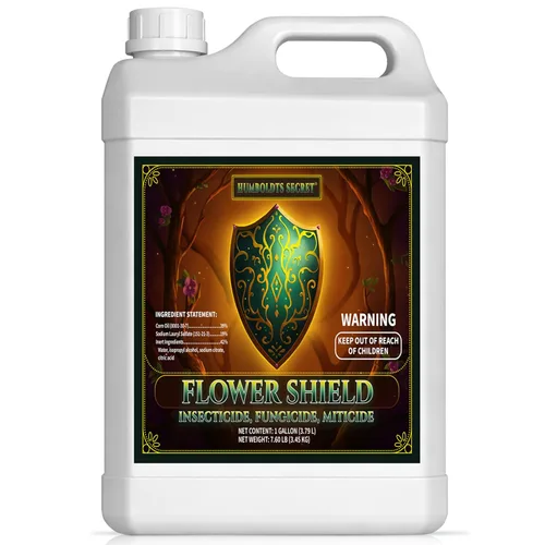 Vista 2 de Humboldts Secret Flower Shield Spray para el cuidado de plantas para aplicación y mantenimiento foliar de rutina Fórmula a base de aceite