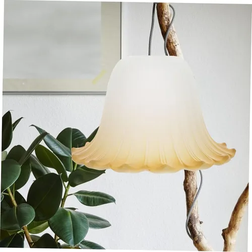 Vista 3 de DOITOOL Lámpara de techo con pantalla de cristal, cubierta de luz para ventilador de techo, pantalla de vidrio esmerilado, pantalla de campana