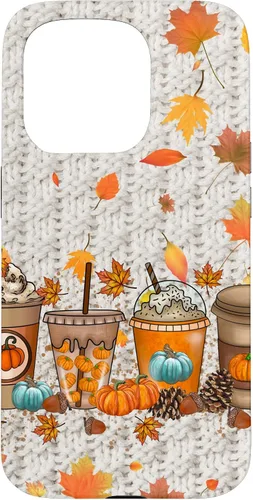 Vista 14 de Thanksgiving Fall Fall Leaves Autumn Pumpkin Spice Phone Case for iPhone 17