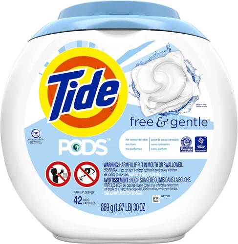 Vista 17 de Tide PODS - Cápsulas de jabón de detergente libre y suave, 76