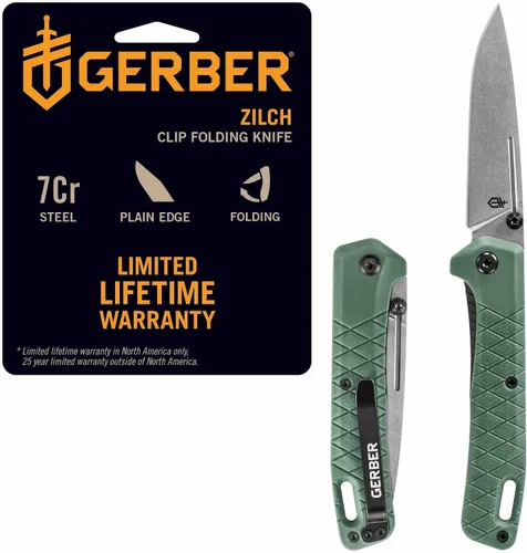 Vista 13 de Gerber Gear Zilch - Cuchillo plegable de hoja de borde liso de 3.1 pulgadas, equipo y equipo EDC, color marrón coyote