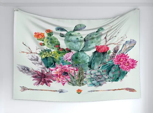 Vista 59 de Ambesonne Tapiz de arte afro, hombre negro fuerte con una corona de trazos impresión de pintura moderna, decoración de tela para colgar en la pared