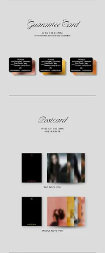Vista 6 de Red Velvet Irene & SEULGI - Monster (1er mini álbum)+Póster plegado+Juego de tarjetas fotográficas adicionales (Nota media)
