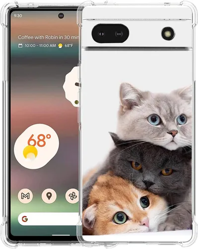 Vista 15 de Pixel 6a - Funda protectora de poliuretano termoplástico (TPU) resistente a los arañazos y a prueba de golpes para Google Pixel 6a