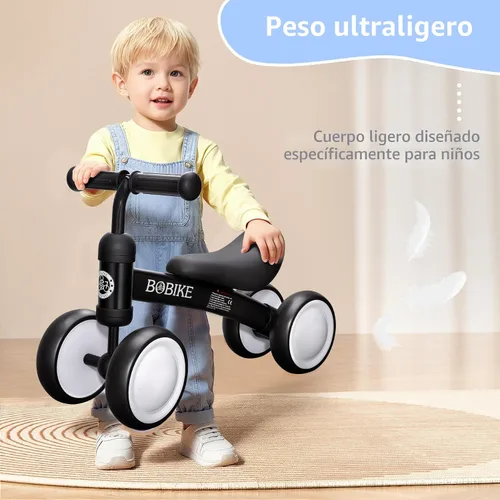Vista 3 de Baby Balance Bike Toys for 12-36 Months Kids Toy Boy and Girls Gifts Toddler Best First Birthday Gift Children Walker No Pedal Infant 4 Wheels