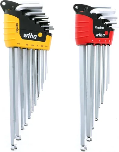 Vista 12 de Wiha 66979 Juego de 35 piezas de bandeja de llaves ErgoStar en forma de L - Hex métrico, Hex SAE, Torx