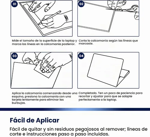 Vista 6 de LSS 15 15,6 pulgadas, adhesivo reutilizable para portátil con 2 almohadillas para muñecas - Protector de vinilo con diseño abstracto, se ajusta a