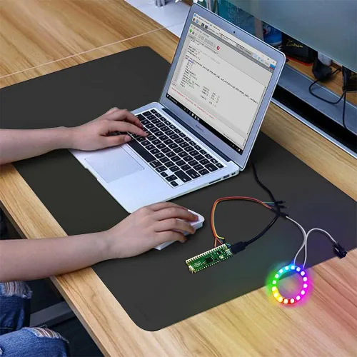 Vista 6 de GeeekPi Kit básico de inicio para Raspberry Pi Pico, con Breadboard, módulo de pantalla LCD I2C 1602, servo Mirco de 0.32 oz para principiantes