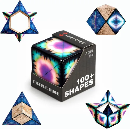 Vista 45 de Shashibo Juguete sensorial antiestrés para adultos y niños, juguete para aliviar el estrés para adultos, adolescentes y niños, juguetes geniales