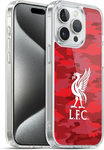 Vista 43 de Head Case Designs Funda de gel con licencia oficial del Liverpool Football Club Away Colourways Crest Camou [protección de grado militar] compatible