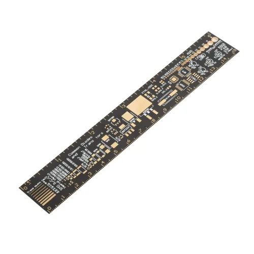 Vista 5 de Regla multifuncional de PCB de 6 pulgadas, regla de placa de circuito impreso de 5.9 in, medidor de ángulo, dispositivos, tablas espaciadoras