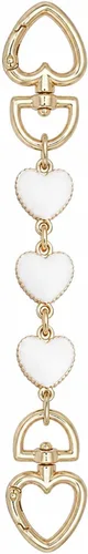 Vista 13 de AGEN KGEN Cadena extensora de correa para bolso de mano para mujer, exquisita correa de cadena de repuesto 1 mariposa