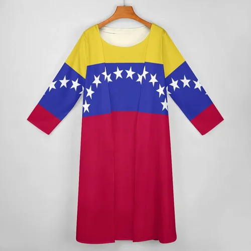 Vista 5 de TAIZIYEAH Traje de vestir con la bandera de Camboya para mujer, vestido suelto casual de verano, vestido largo de manga corta para niñas, faldas