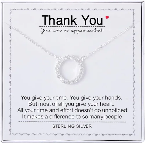 Vista 36 de Collar para mujeres y niñas, collar de círculos de plata de ley, collar de fuerza de coraje, guerreros, ideas de regalos