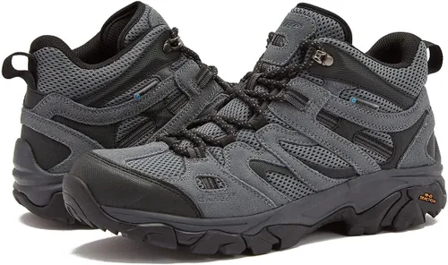 Vista 7 de HI-TEC Ravus WP - Botas de senderismo impermeables para hombre, ligeras y transpirables para exteriores