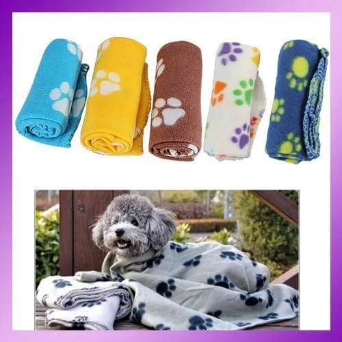 Vista 2 de MECO (TM) - Manta para mascotas y gatos con huellas de patas
