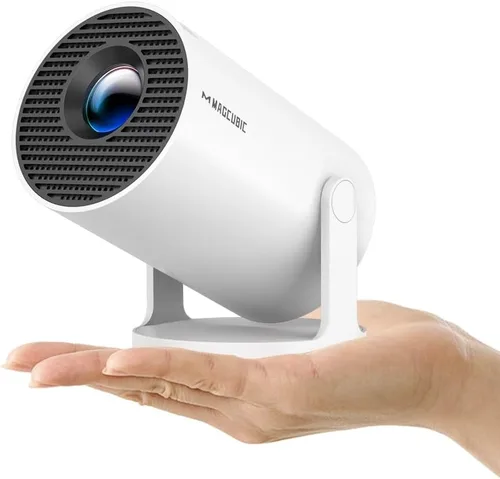 Vista 8 de Magcubic Mini proyector con temática de fútbol 2026, proyector portátil con WiFi 6 y Bluetooth 5.4, soporte 4K, Keystone automático, rotación