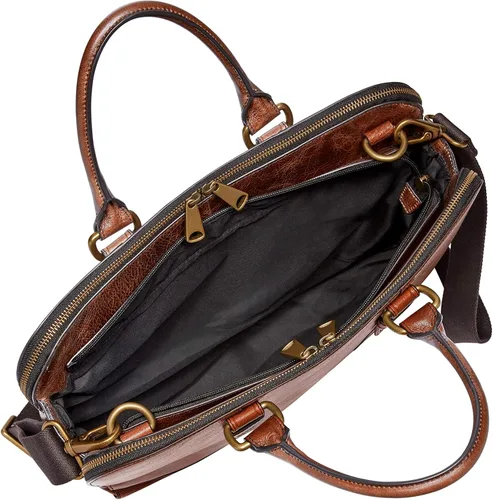 Vista 5 de Fossil Maletín de cuero para hombre