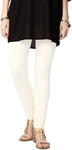 Vista 17 de ladyline Leggings Churidar elásticos de algodón para mujer Extra largos de longitud completa de cintura alta Talla regular y grande Pantalones