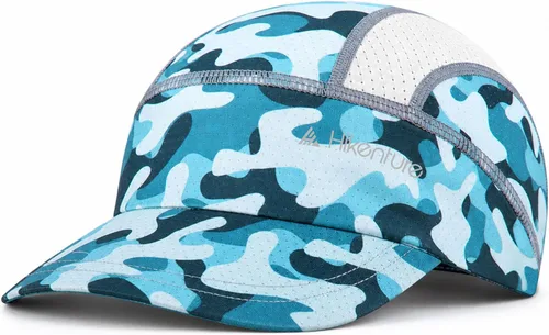 Vista 15 de Hikenture Gorra de ciclismo, gorra de calavera refrescante con visera solar, transpirable, forro de casco de verano para hombres y mujeres Negro