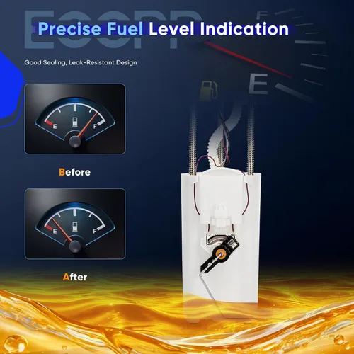 Vista 3 de ECCPP E3542M módulo de bomba de combustible eléctrica más ensamblaje, con sensor de nivel de combustible para Chevy Impala Monte Carlo V6 Buick