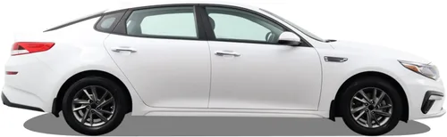 Vista 3 de SlickMod Chrome Delete Blackout - Revestimiento de vinilo para ventana Kia Optima 2016 2020, color negro brillante