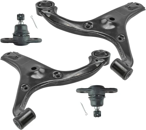Vista 110 de TRQ Brazo de control superior e inferior del lado del conductor y del pasajero con juego de rótulas compatible con Chevrolet GMC 89-02
