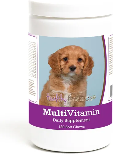 Vista 50 de Healthy Breeds Affenpinscher Multivitamínico suave masticable para perros 180
