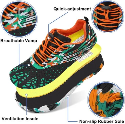 Vista 5 de Scurtain Zapatos de agua unisex para hombre y mujer, de secado rápido, zapatos acuáticos, zapatos de natación, zapatos de playa con drenaje