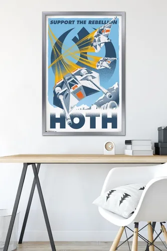 Vista 6 de Trends International Póster de pared de Star Wars-Hoth de 24 x 36 pulgadas, 25.8 x 37.8 x 1 pulgadas, multicolor