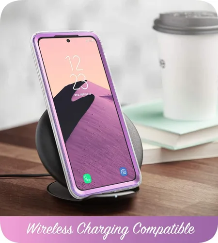 Vista 5 de i-Blason Cosmo Series - Funda para Samsung Galaxy S21 Plus 5G, funda protectora delgada y elegante sin protector de pantalla integrado (meta)