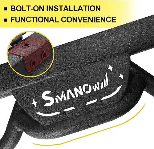 Vista 6 de SMANOW Estribos barras de paso para Ford F150 Crew Cab 2015-2026