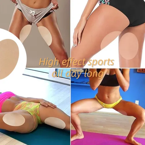 Vista 5 de Instant Thigh Lift Tapes Invisible Waterproof Firming Patches Anti-Chafing Body Tape Sticker Pads 10pcs for Loose Skin