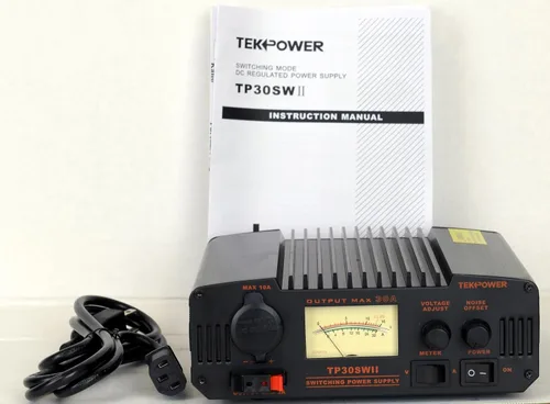 Vista 5 de TekPower TP30SWII 30 Amp DC 13.8V Fuente de alimentación de conmutación analógica con compensación de ruido