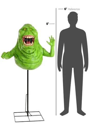 Vista 7 de Decoración animada de Slimer de Ghostbusters de 5 pies para Halloween Multicolor