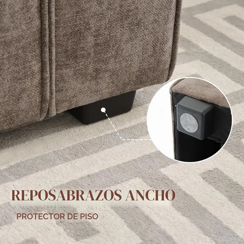 Vista 8 de WILLOVE Sofá moderno de 89.3 pulgadas para sala de estar, sofá nube con asiento profundo, cómodo sofá con reposabrazos extra anchos y 4 cojines