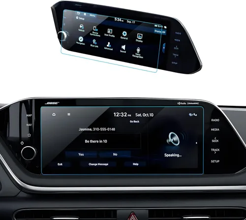 Vista 52 de Protector de pantalla de coche para Ford Edge 2024 2025 2023 2022 2021 (SE/SEL/ST-Line/Titanio/ST) Accesorios Protector de pantalla de vidrio