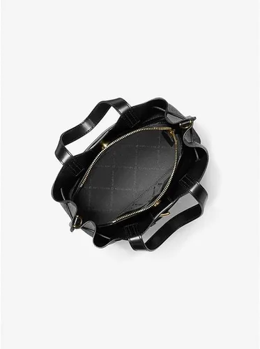 Vista 2 de Michael Kors Emilia Bolso pequeño con logotipo, negro, (Black Signature)