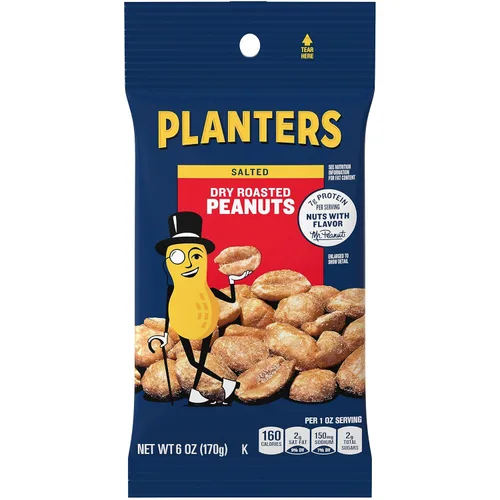 Vista 7 de PLANTERS Cacahuetes salados, bolsa de 6 onzas (paquete de 12)