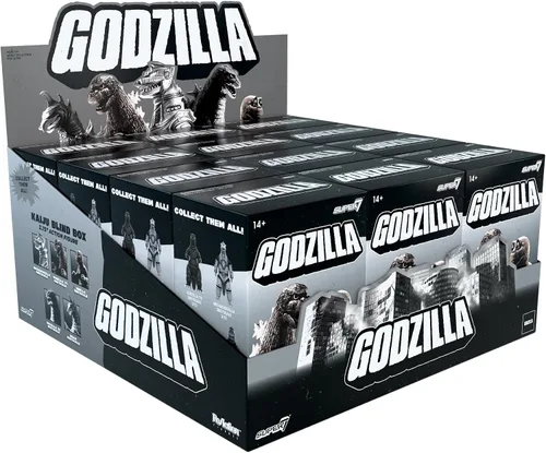 Vista 8 de Super7 Toho Shogun Godzilla - Figuras de reacción planas de caja ciega, paquete de 12 unidades, 3.75 pulgadas