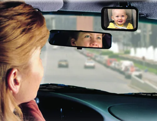 Vista 4 de Safety 1st Espejo Babyview delantero o trasero para bebé a bordo