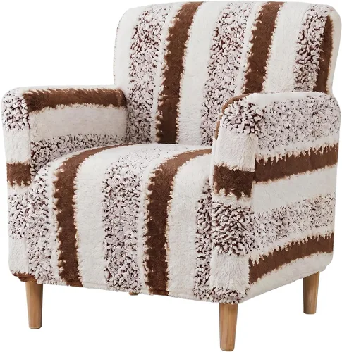 Vista 53 de LiveGo - Funda elástica para sillón de mediados de siglo moderno de 1 pieza, fundas de acento de jacquard para silla con brazos, fundas impermeables