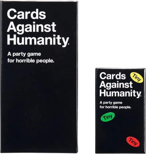 Vista 2 de Cards Against Humanity: Tiny Edition • Juego principal en miniatura con 600 cartas ridículamente pequeñas